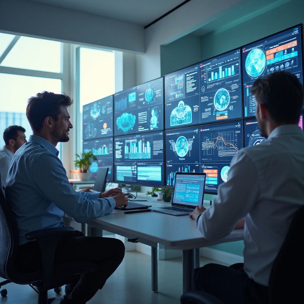 Echipa AI Automatizare la lucru